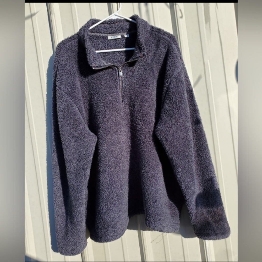 Rowm lush fleece 1/4 zip sherpa